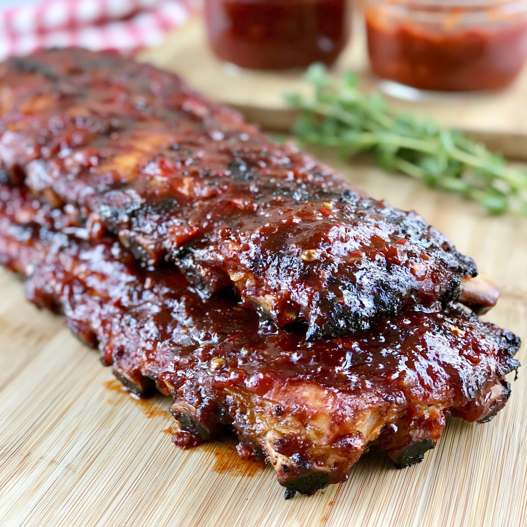 Applewood Smoked Sweet and Spicy Ribs Recipe