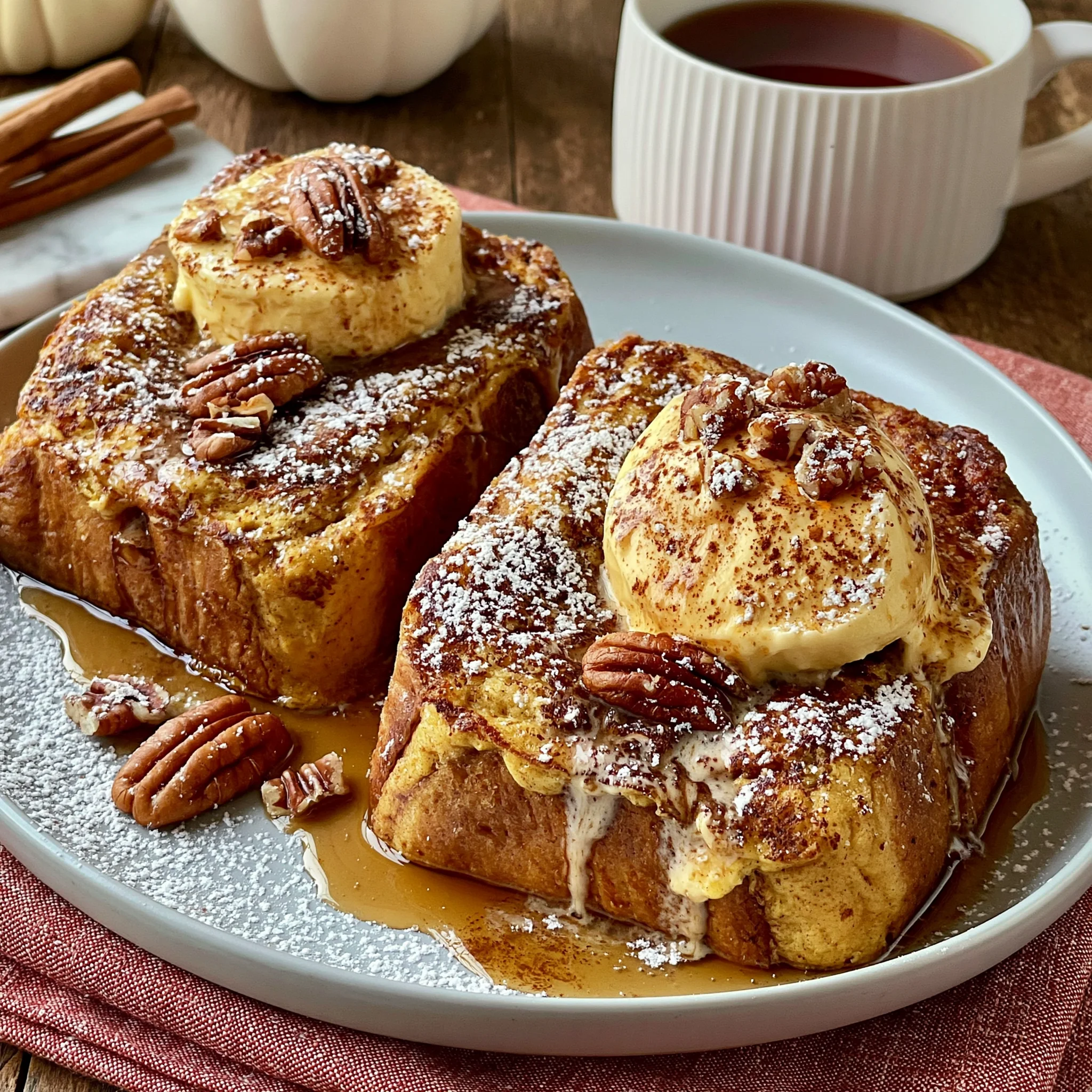 Autumn Spiced Overnight French Toast Recipe