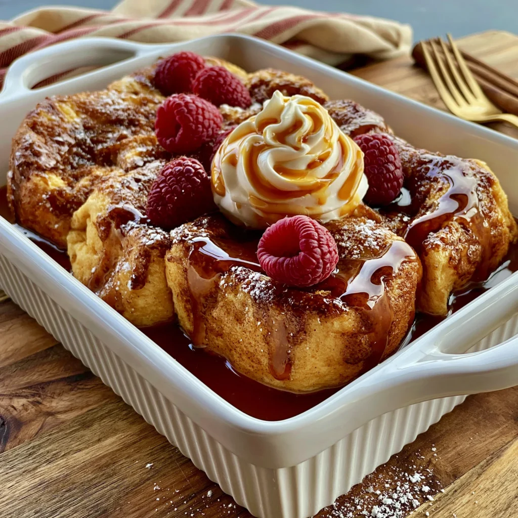 Caramelized Brown Sugar French Toast Casserole Recipe