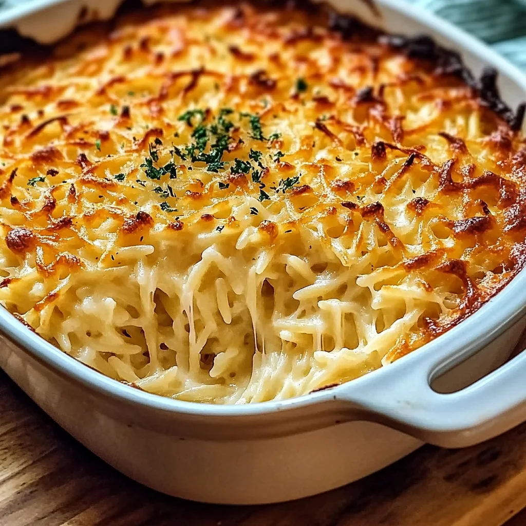 Caramelized Onion and Gruyère Orzo Bake Recipe