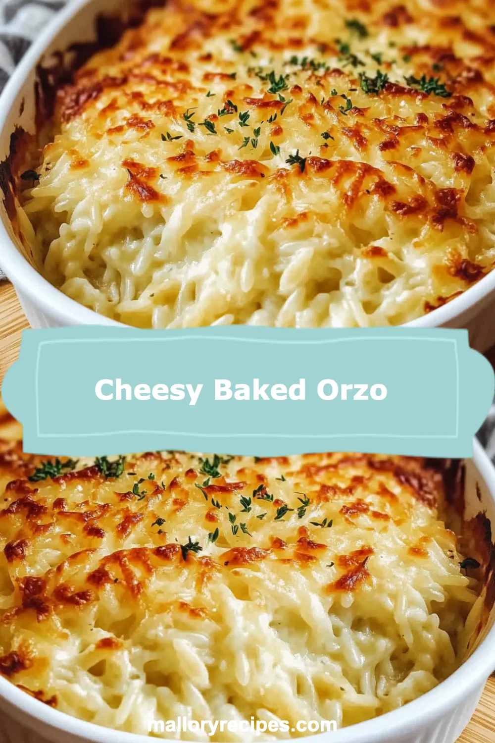 Cheesy Baked Orzo Recipe (Easy and Delicious!)