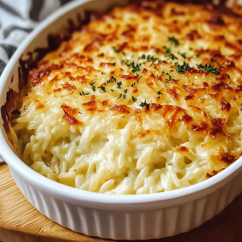 Cheesy Baked Orzo Recipe (Easy and Delicious!)