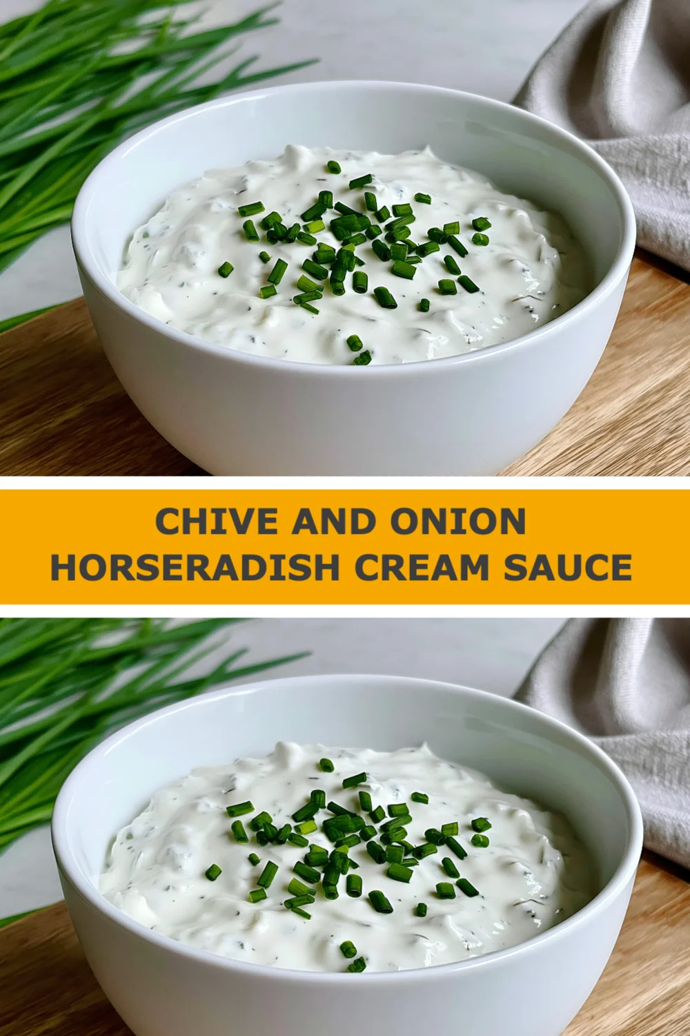 Elevate Your Dishes with This Delicious Chive and Onion Horseradish Cream Sauce Recipe!