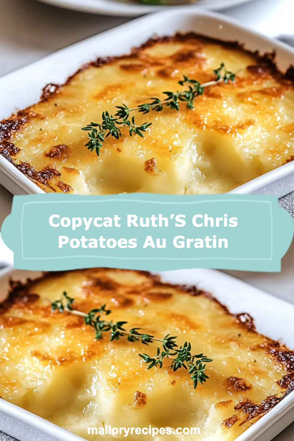 Copycat Ruth's Chris Potatoes au Gratin Recipe (Creamy and Cheesy!)
