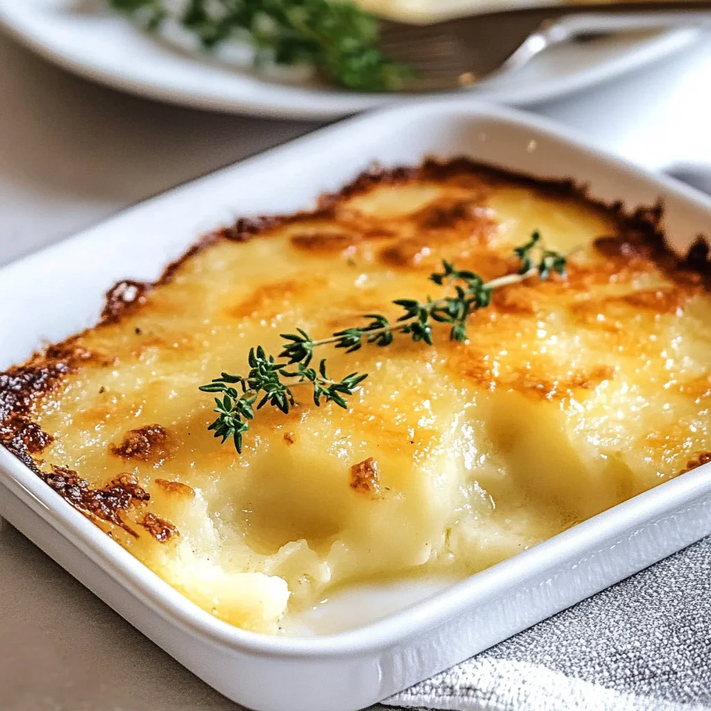 Copycat Ruth's Chris Potatoes au Gratin Recipe (Creamy and Cheesy!)