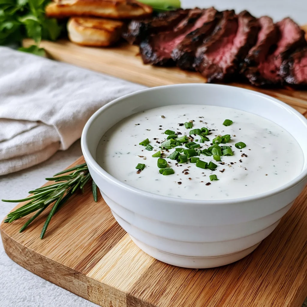 Cracked Black Pepper Horseradish Cream Sauce Recipe