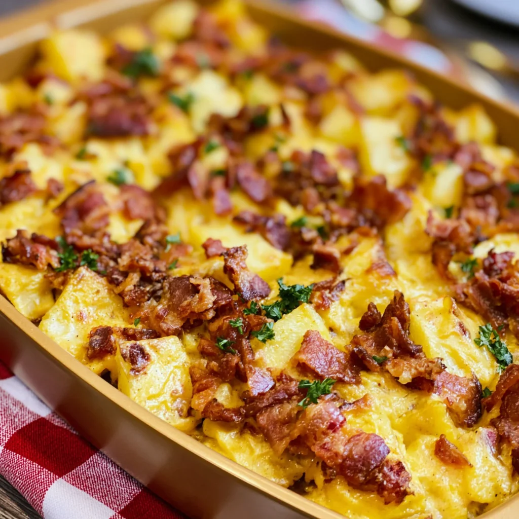 Creamy Mississippi Mud Potato Bake Recipe