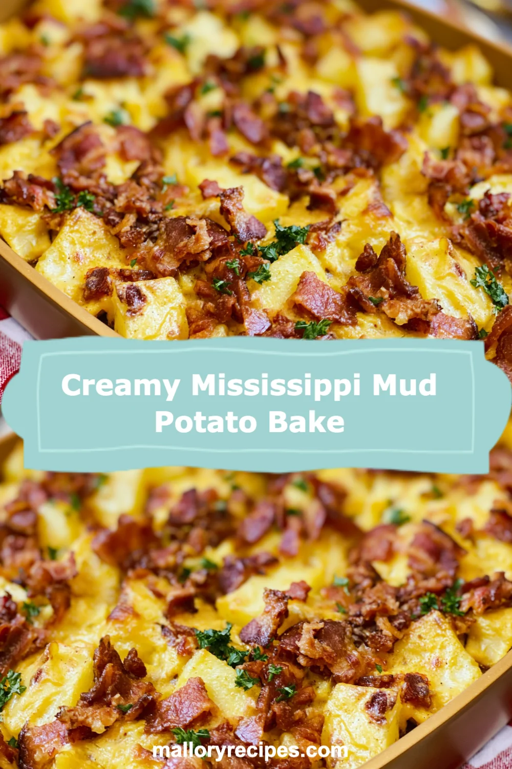 Indulge in Comfort with Creamy Mississippi Mud Potato Bake – A Must-Try Recipe!