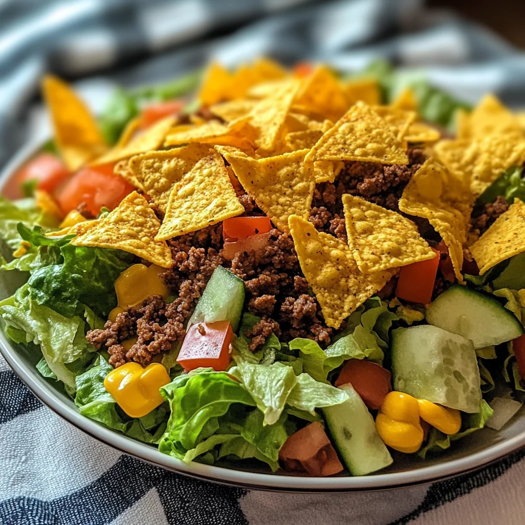 Crunchy Dorito Taco Salad Recipe (Fun and Flavorful!)