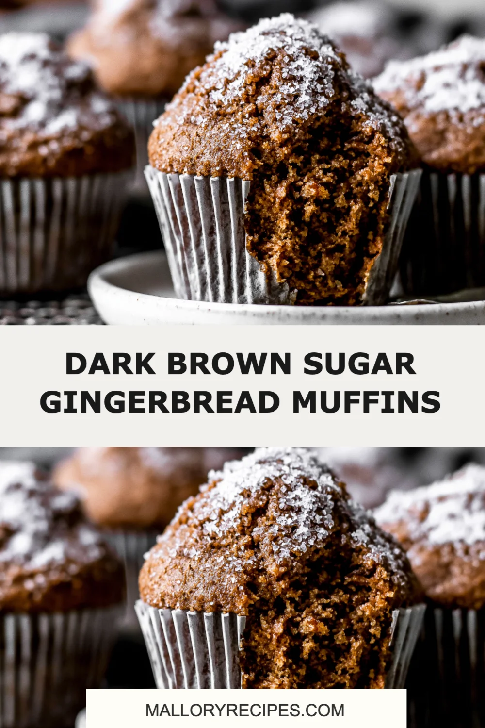 Irresistible Dark Brown Sugar Gingerbread Muffins for Cozy Holiday Mornings!