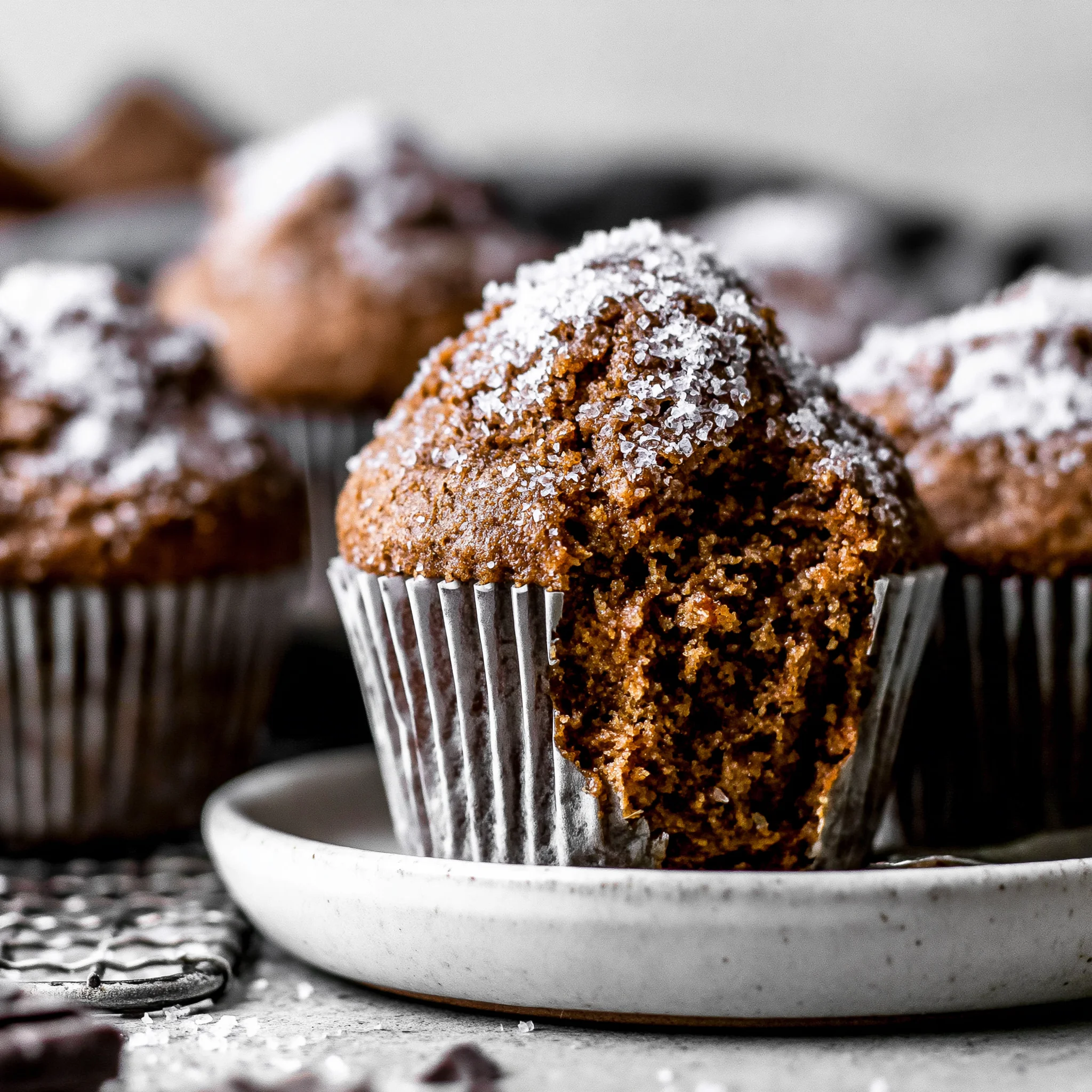 Dark Brown Sugar Gingerbread Muffins Recipe