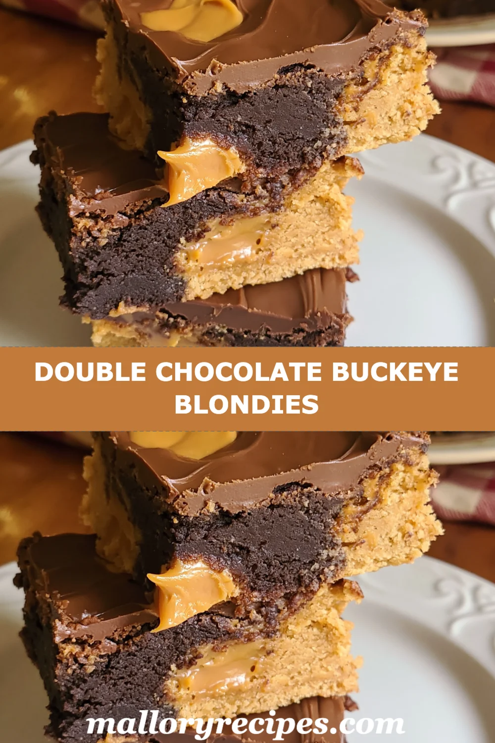 Indulge in Decadence: Easy Double Chocolate Buckeye Blondies Recipe You Must Try!