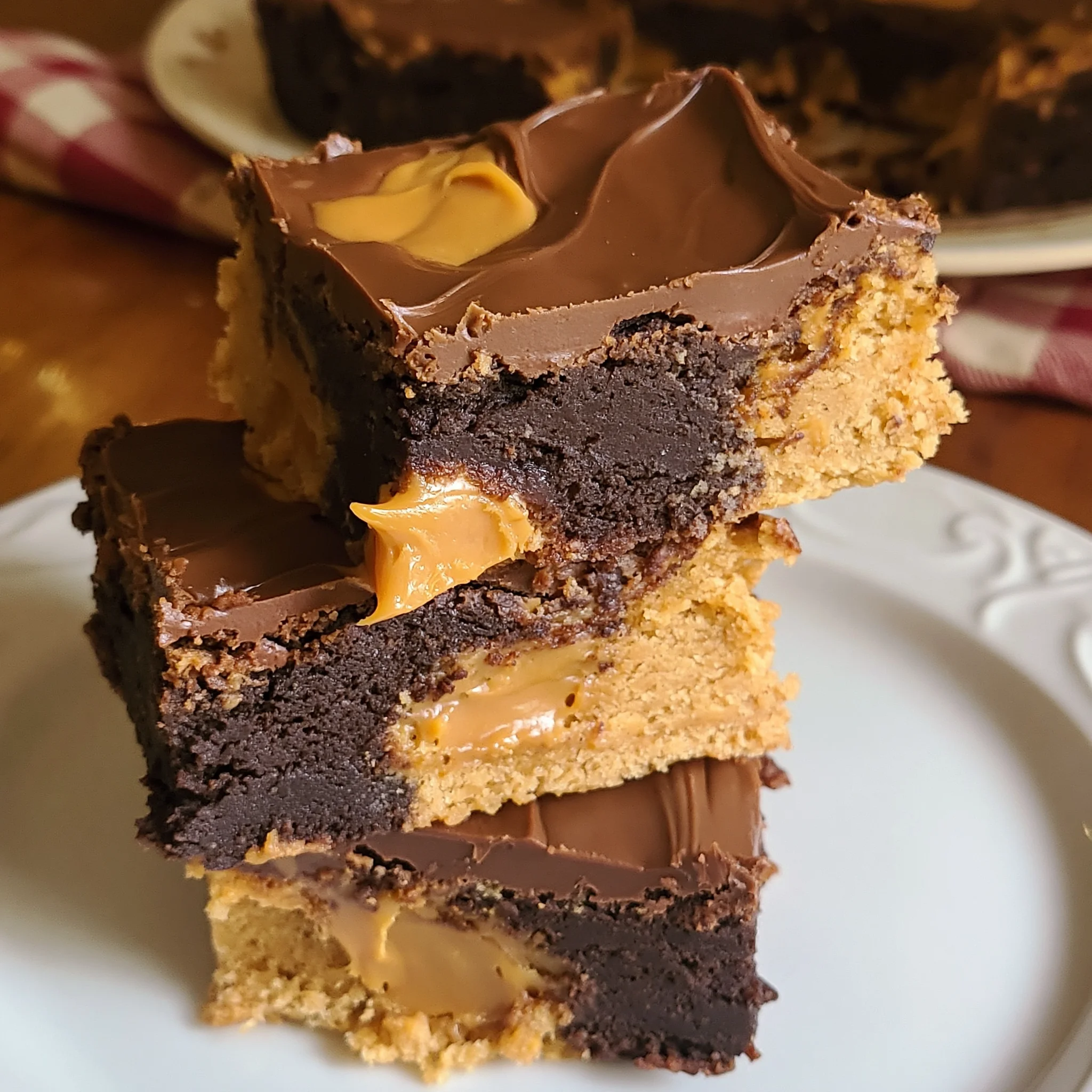 Double Chocolate Buckeye Blondies Recipe (Decadent and Easy!)