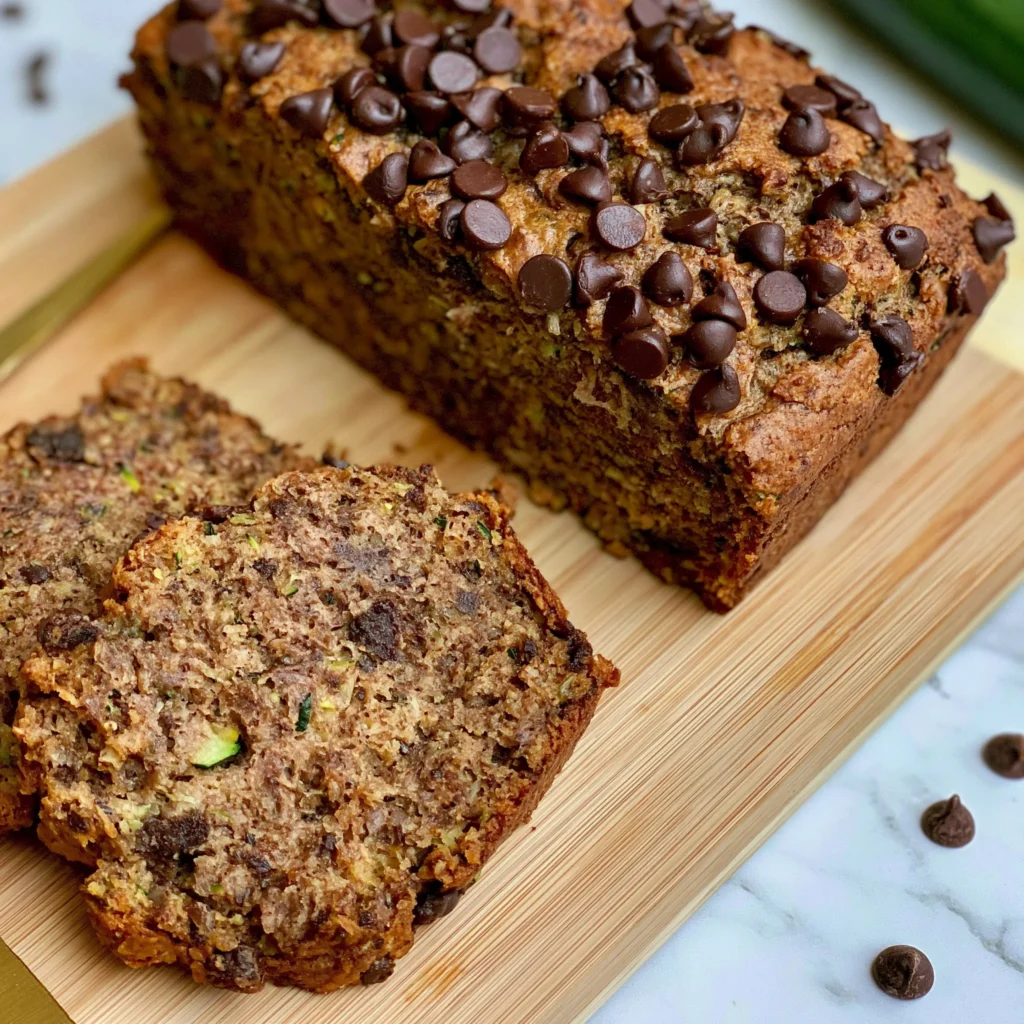 Easy Chocolate Chip Zucchini Bread Recipe