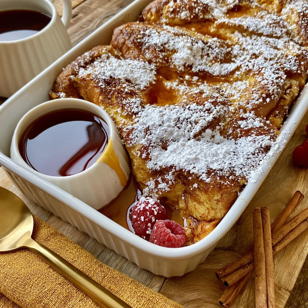 Easy Overnight French Toast Casserole Recipe