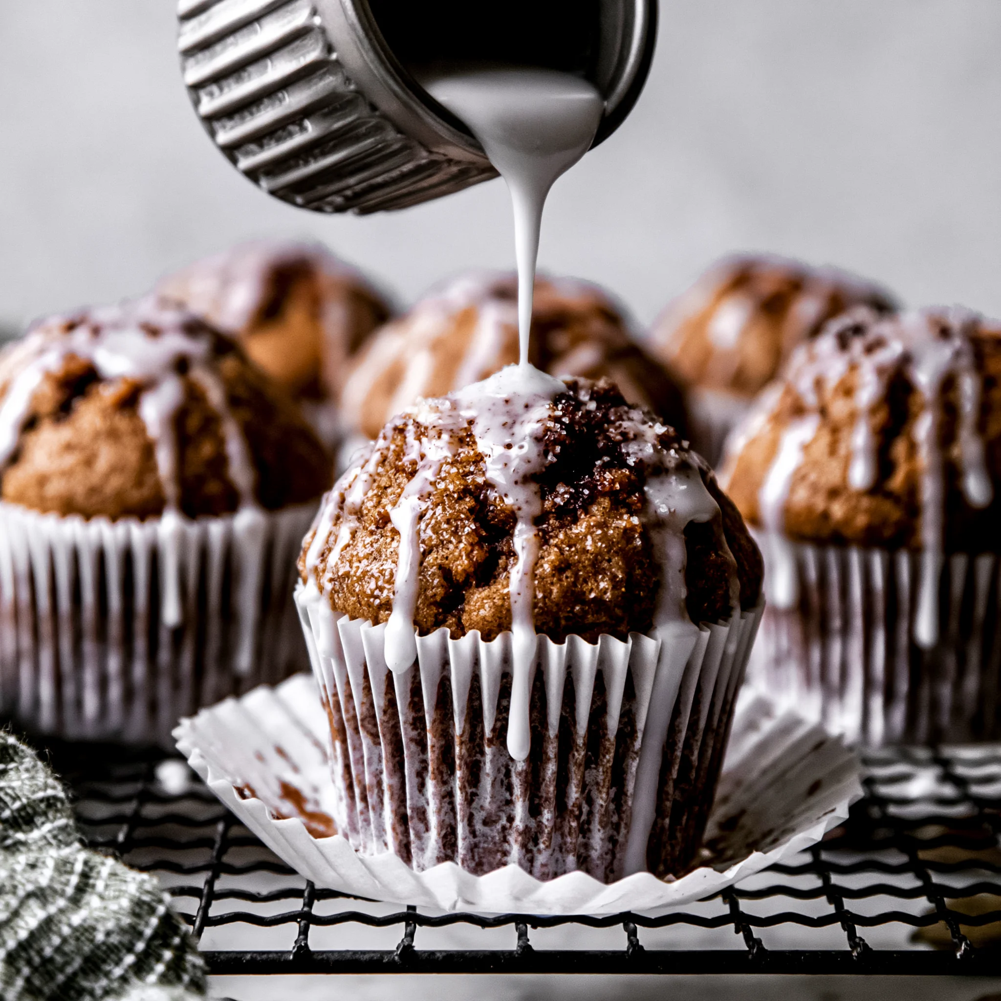 Glazed Gingerbread Muffins Recipe (Perfect for the Holidays!)