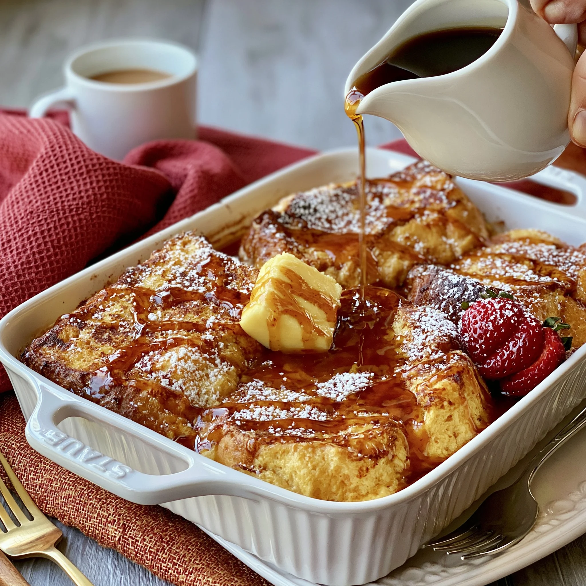 Golden Baked French Toast Casserole Recipe