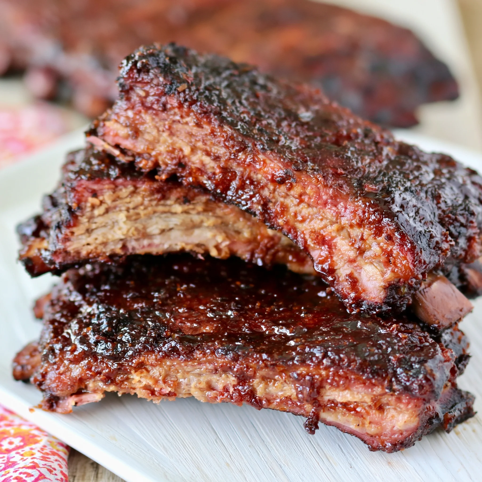 Hickory Smoked Honey Glazed Ribs Recipe