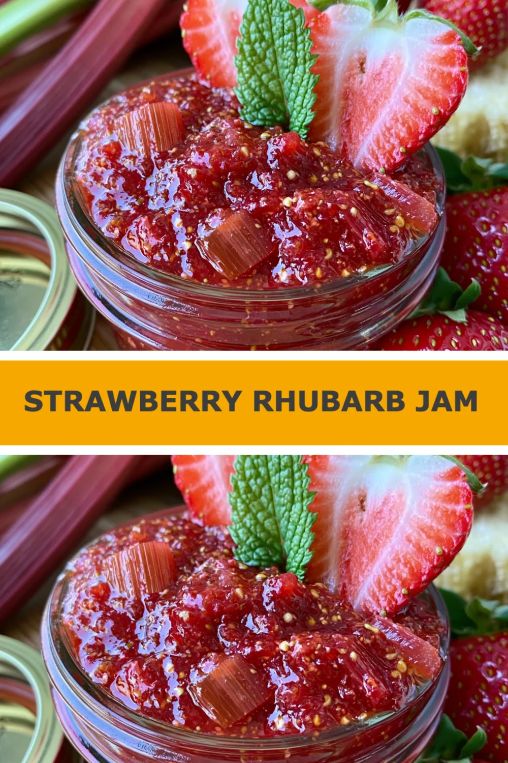 Delightful Strawberry Rhubarb Jam: A Homemade Treat to Savor All Year Round