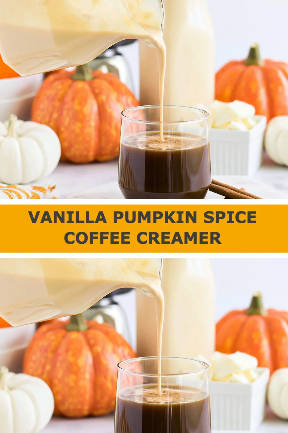 Homemade Vanilla Pumpkin Spice Coffee Creamer Recipe to Elevate Your Fall Mornings