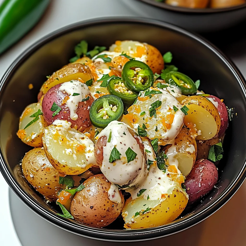 Jalapeño Popper Roasted Potato Salad Recipe