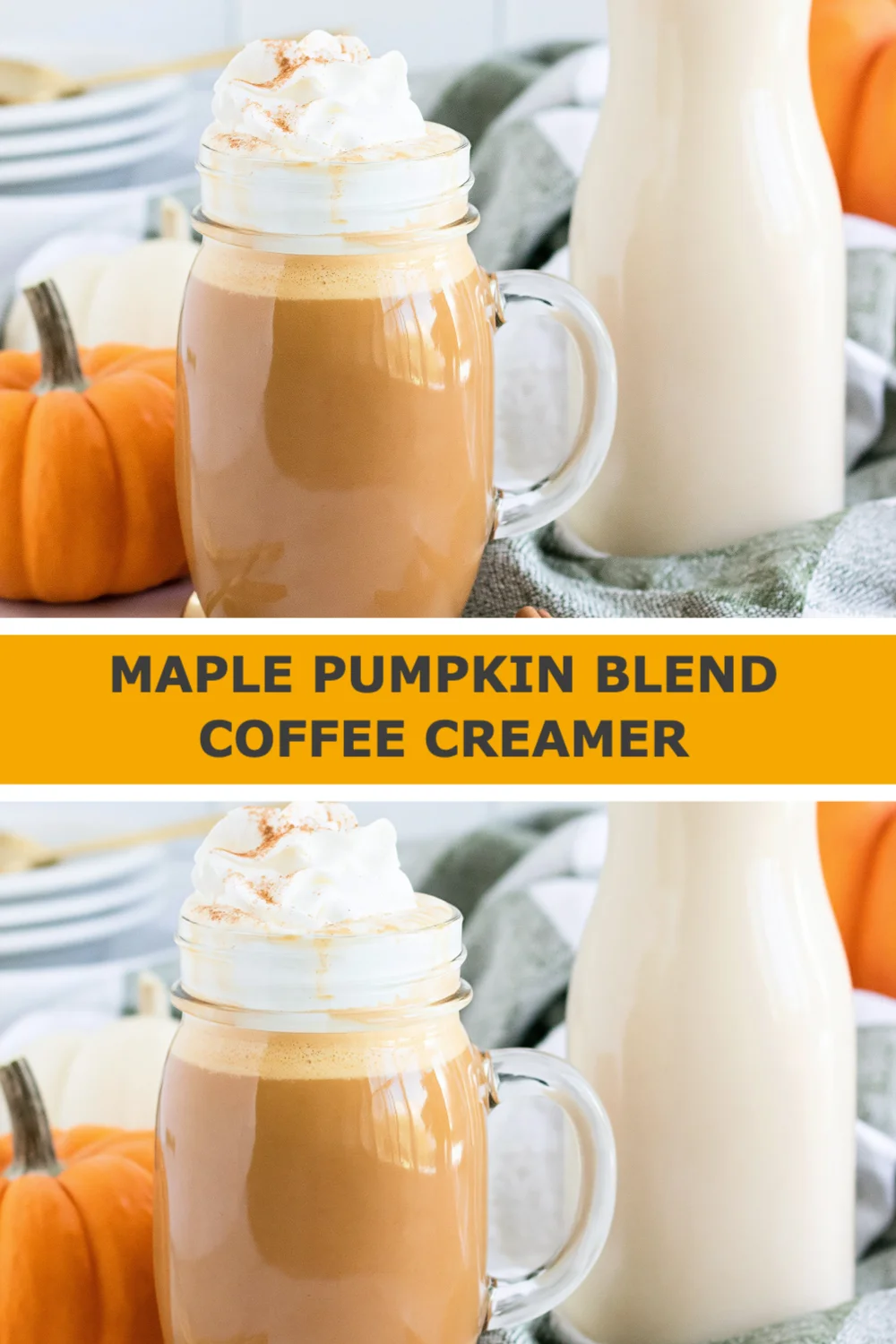 Homemade Maple Pumpkin Blend Coffee Creamer for a Cozy Fall Morning Delight!