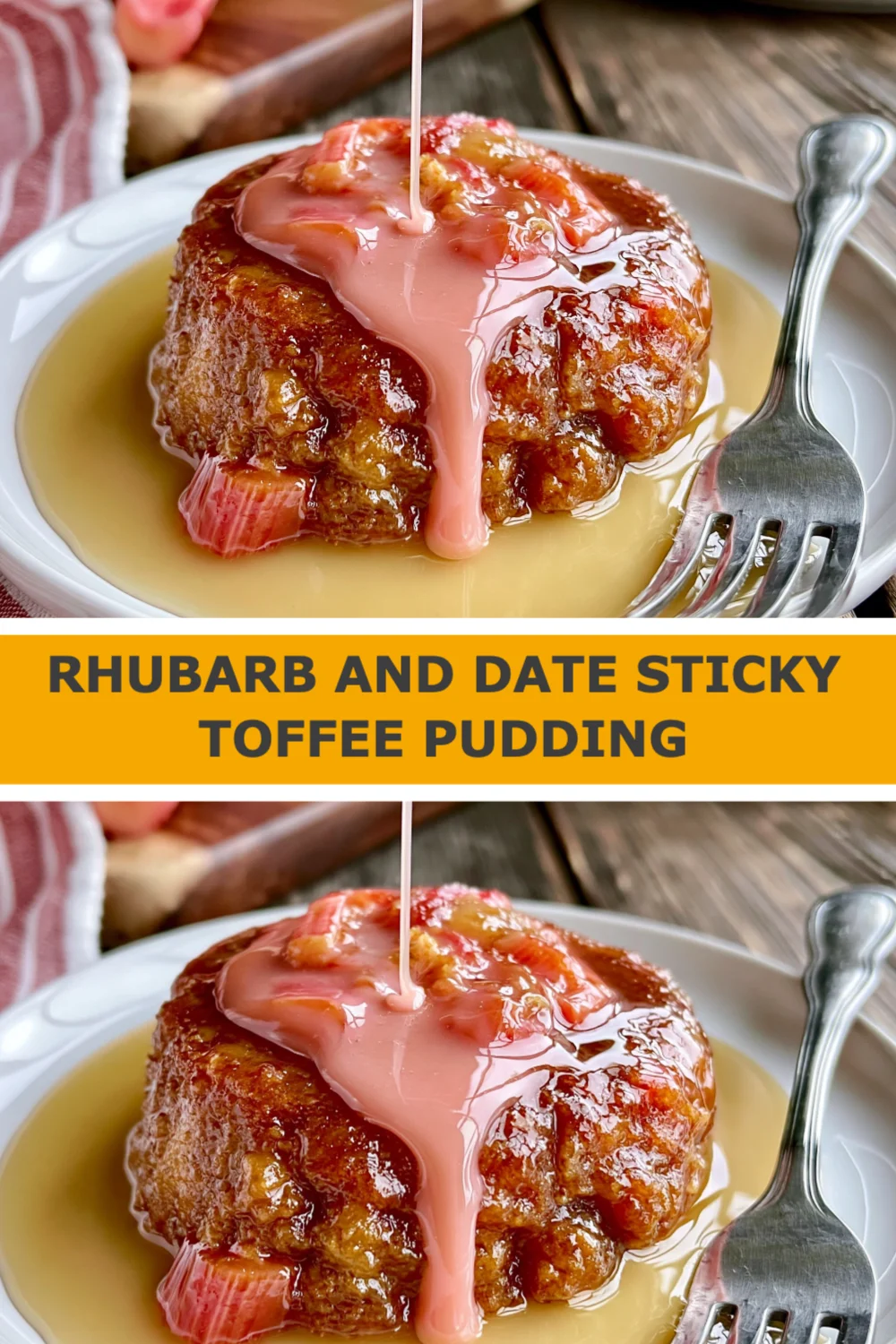 Irresistible Rhubarb and Date Sticky Toffee Pudding Recipe You Must Try!