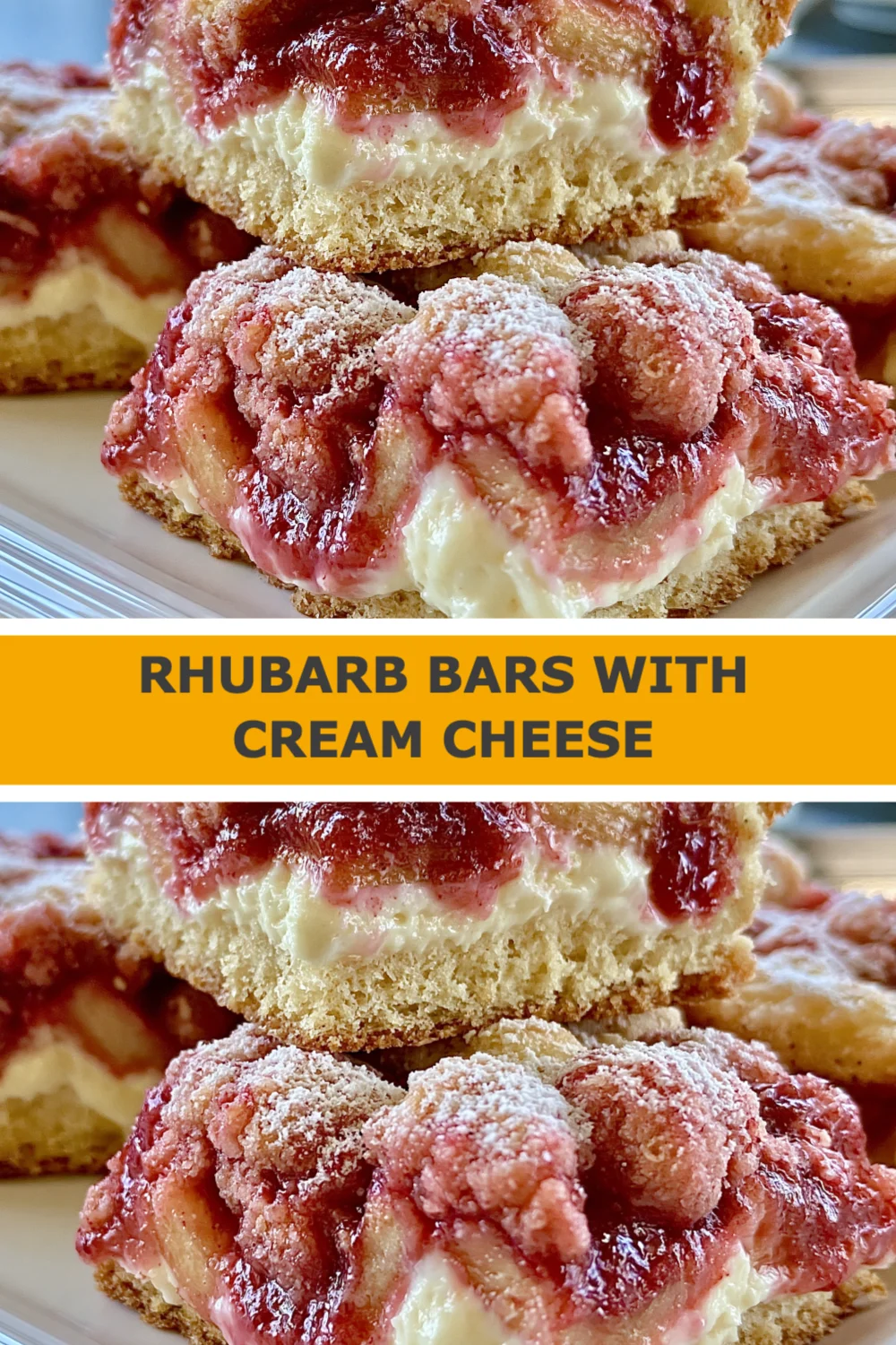 Delicious Rhubarb Bars with Cream Cheese: A Must-Try Dessert Recipe!