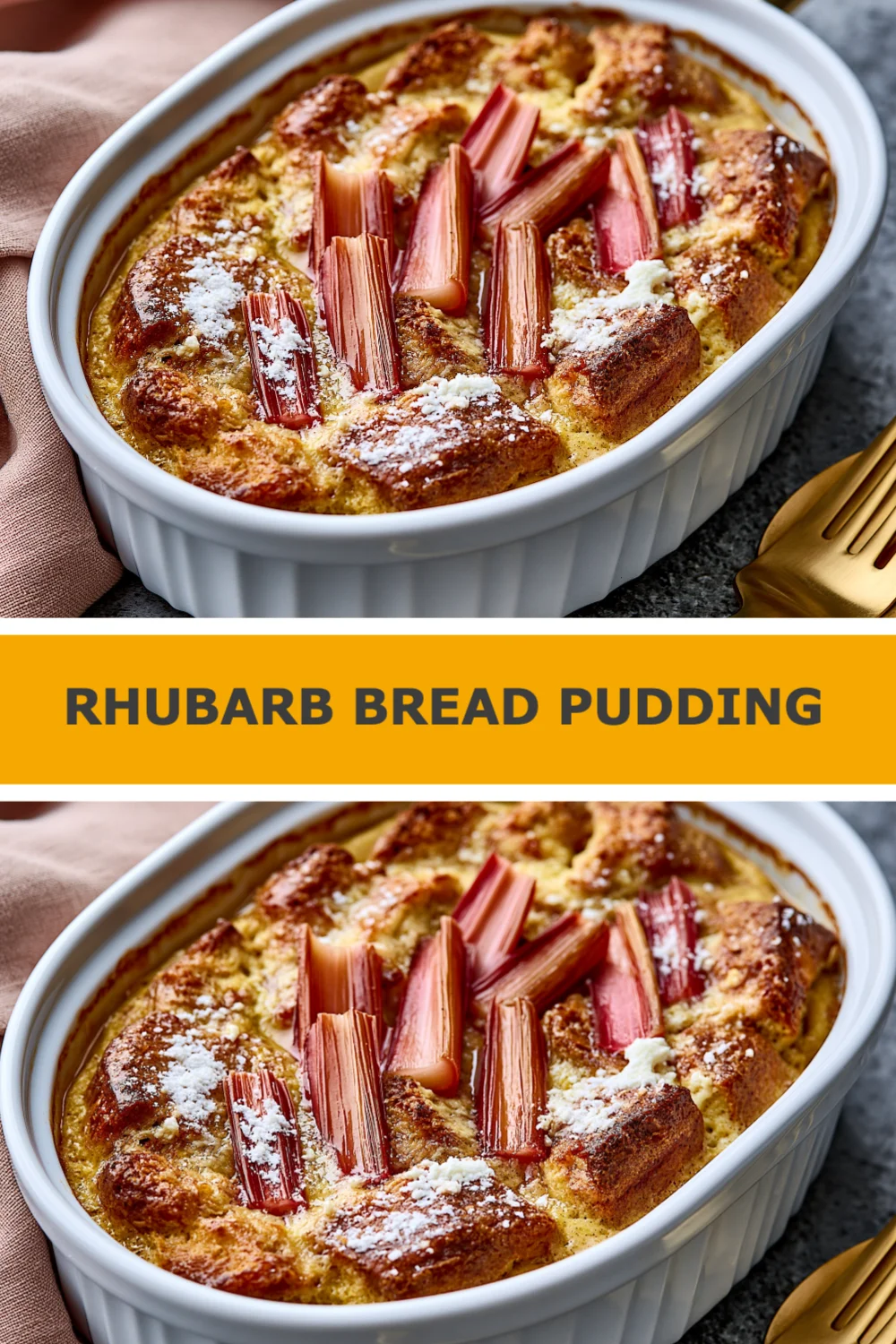 Delicious Rhubarb Bread Pudding Recipe: A Comforting Dessert for Every Occasion!