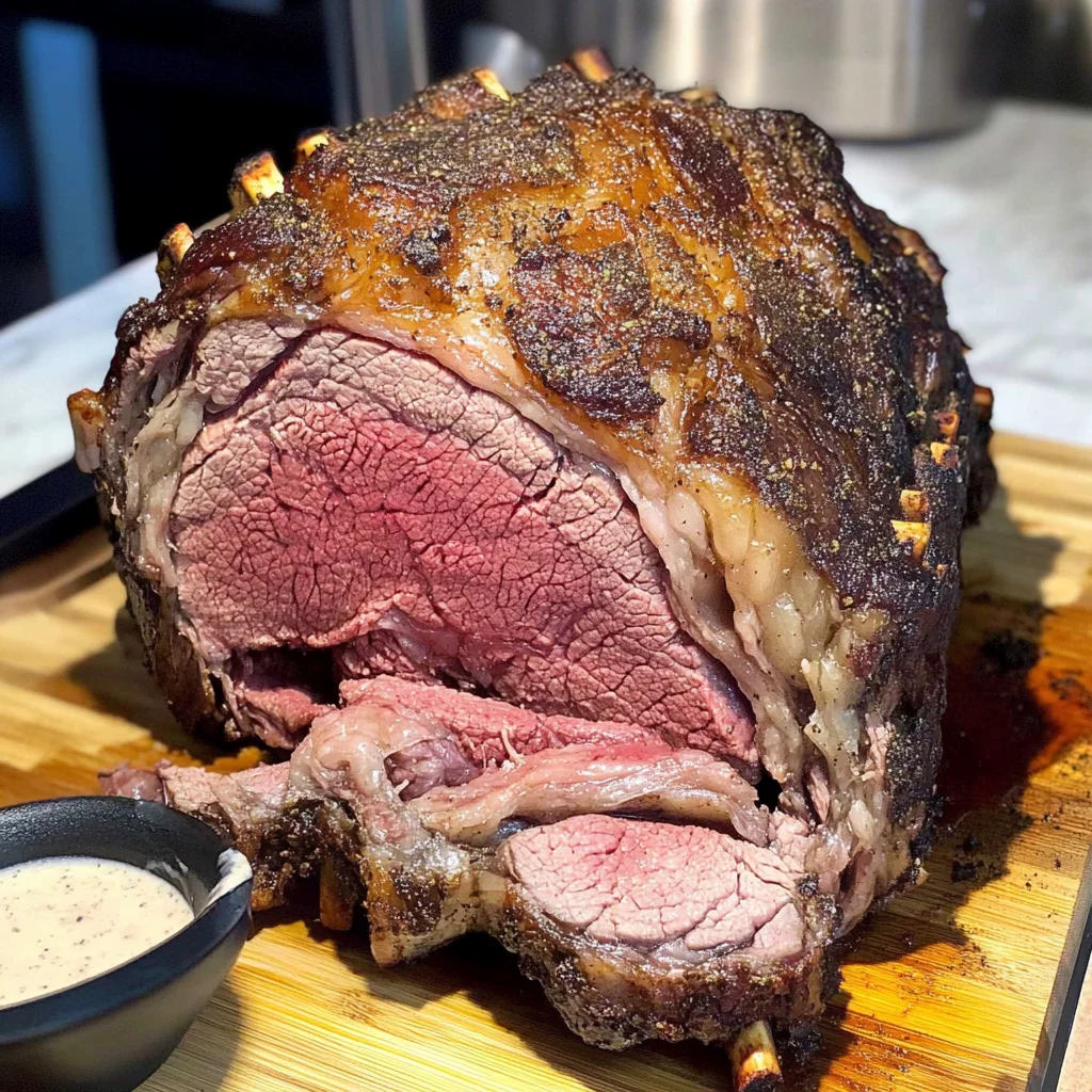 Rib Roast Recipe with Creamy Horseradish Sauce (Perfect for Special Occasions!)