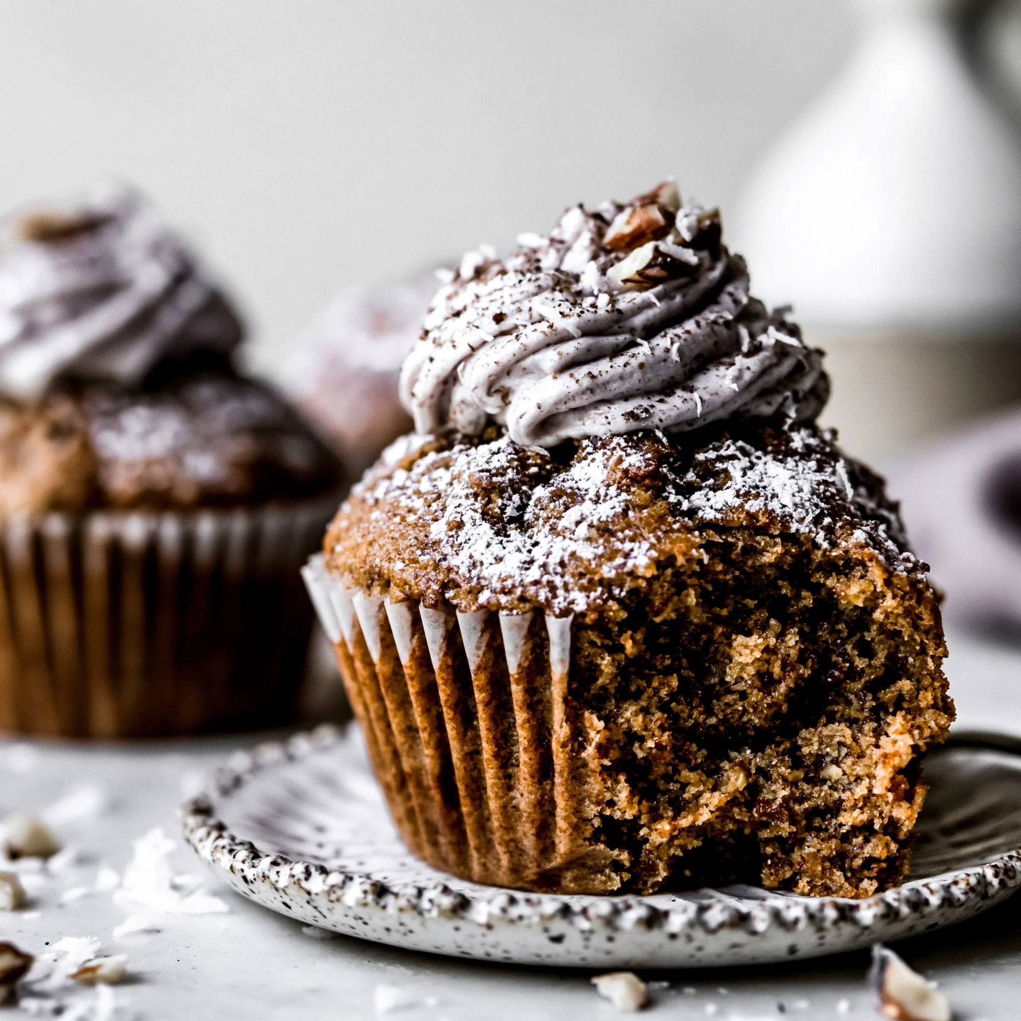 Roasted Almond Gingerbread Muffins Recipe