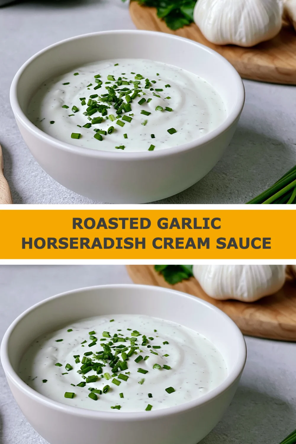 Elevate Your Dishes with Roasted Garlic Horseradish Cream Sauce - A Must-Try Recipe!