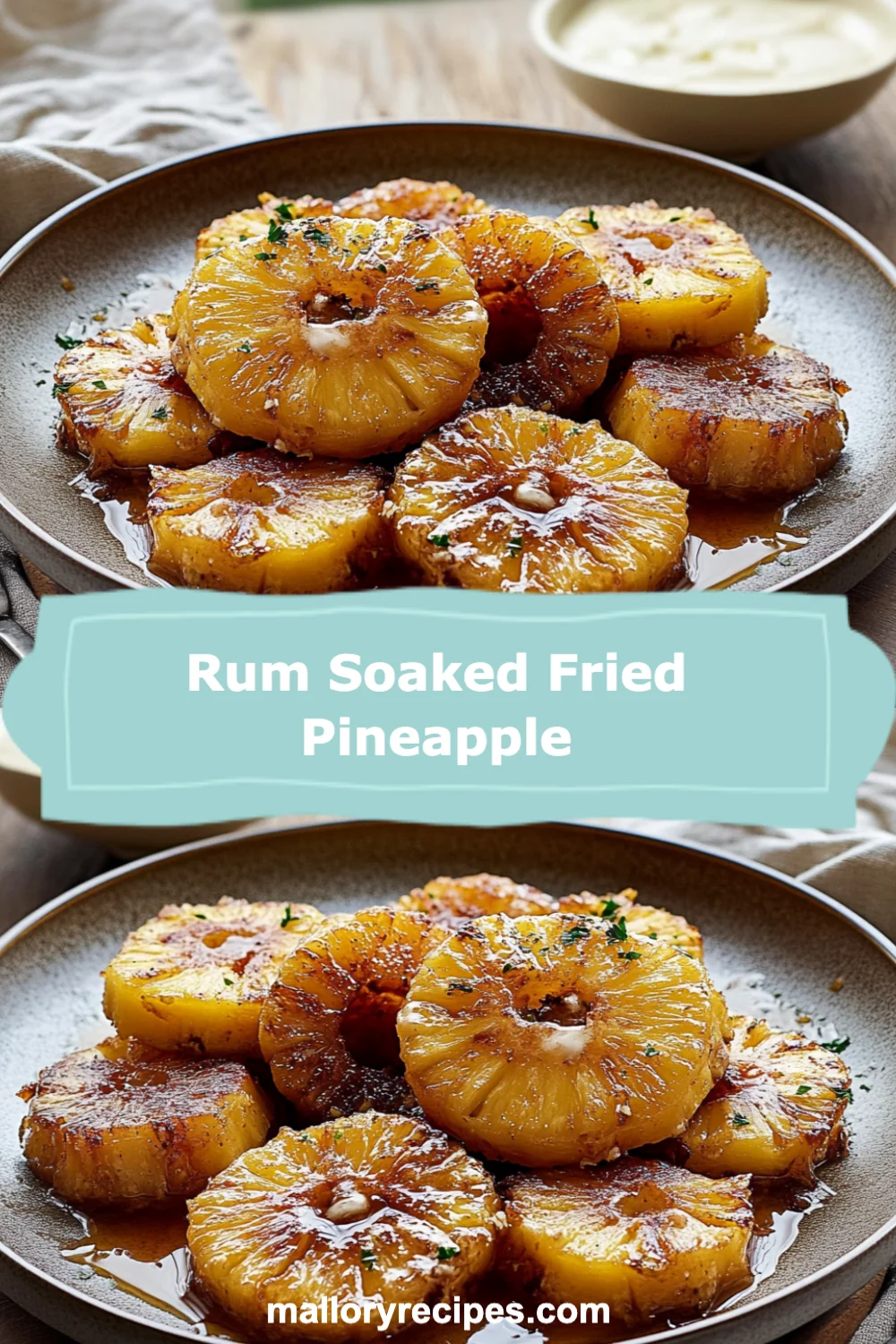 Rum Soaked Fried Pineapple Recipe (Tropical Delight!)