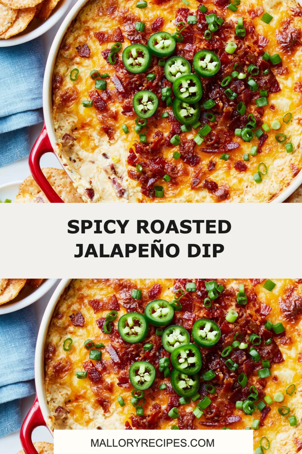 Irresistible Spicy Roasted Jalapeño Dip Recipe for Your Next Party or Game Day Gathering!