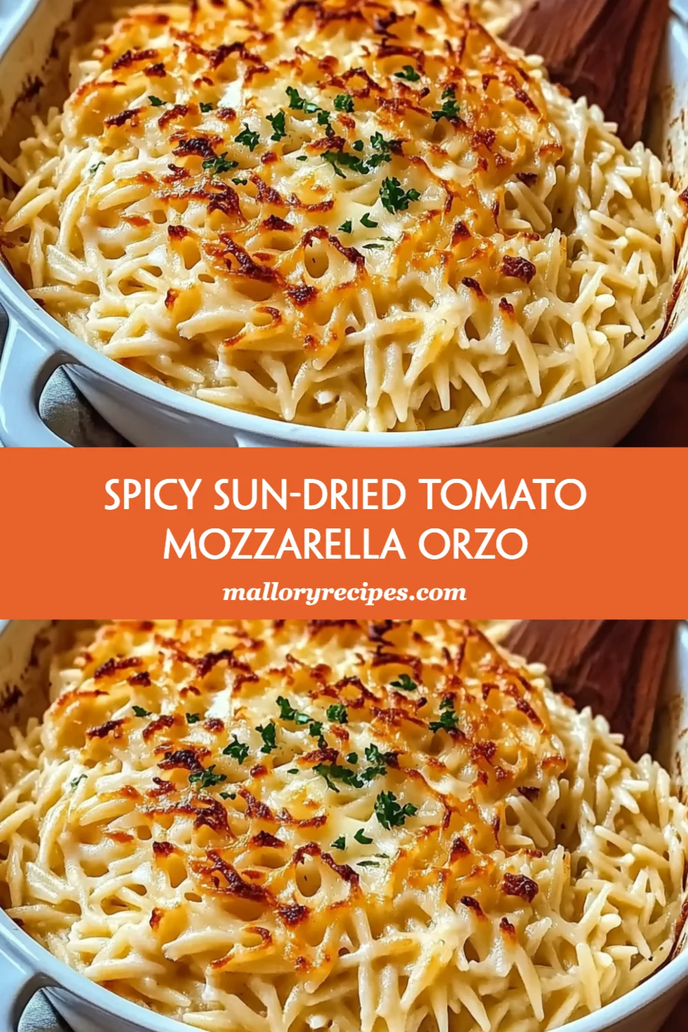 Delicious Spicy Sun-Dried Tomato Mozzarella Orzo in 30 Minutes or Less!