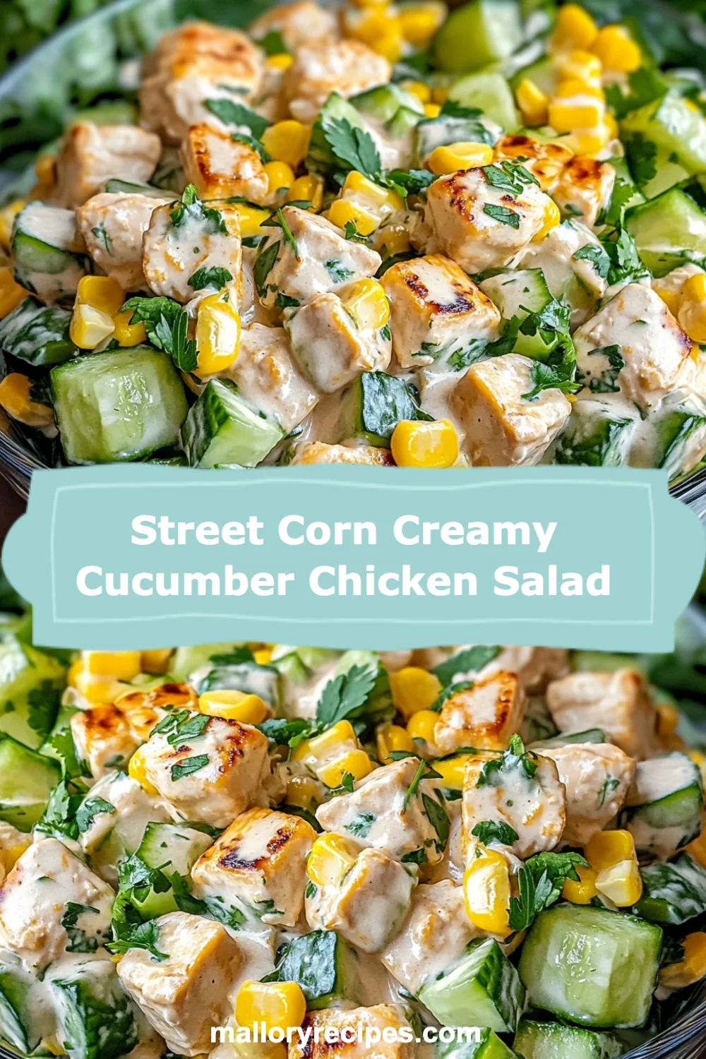 Delicious Street Corn Creamy Cucumber Chicken Salad Recipe You Need to Try Today!