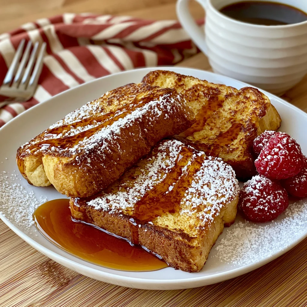 Sweet Vanilla Overnight French Toast Recipe