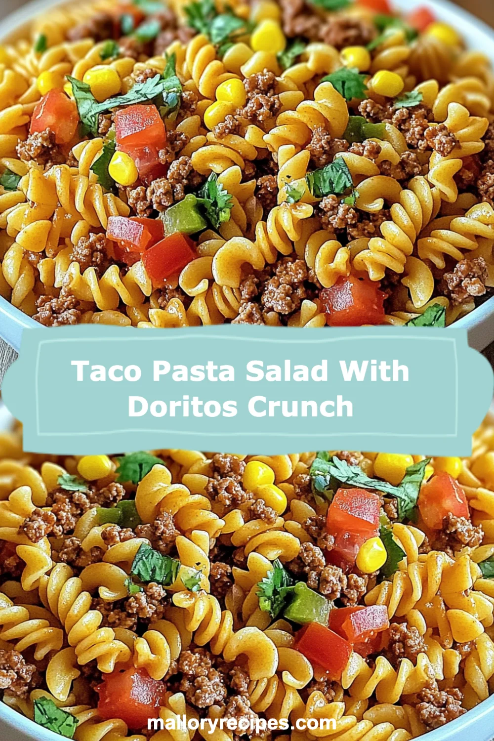 Taco Pasta Salad with Doritos Crunch Recipe