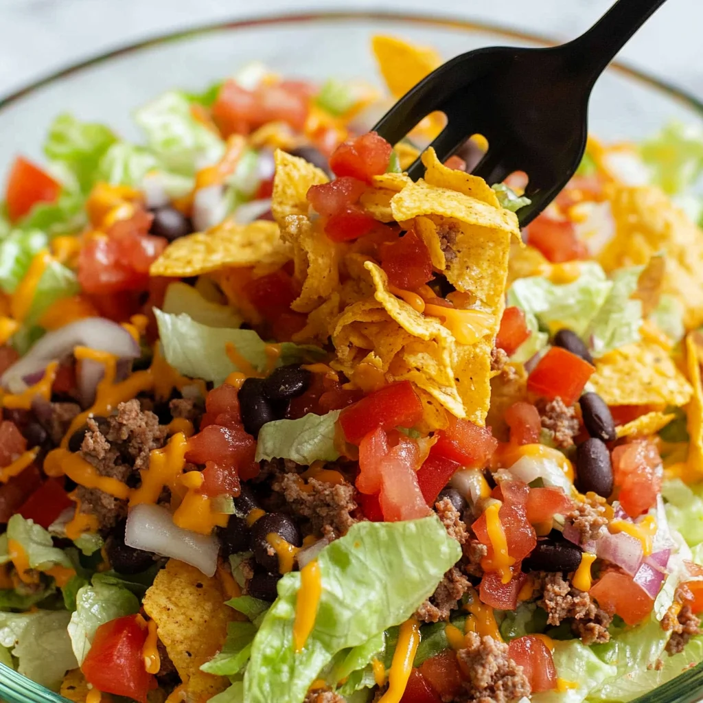 Taco Salad With Catalina Dressing Recipe (Quick and Delicious!)