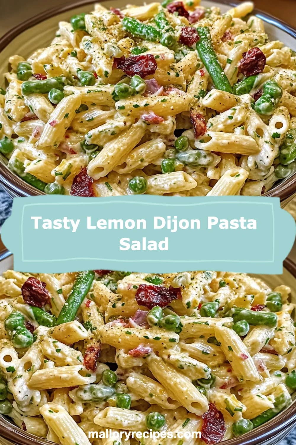 Tasty Lemon Dijon Pasta Salad Recipe