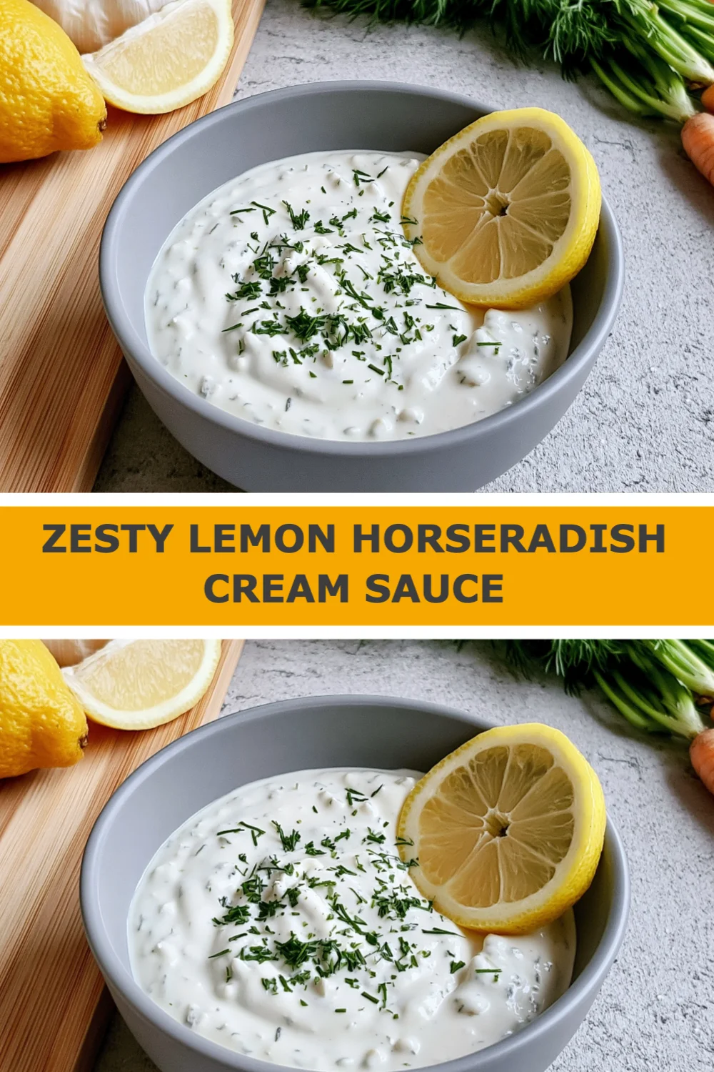 Zesty Lemon Horseradish Cream Sauce: Elevate Your Dishes with This Flavorful Condiment!