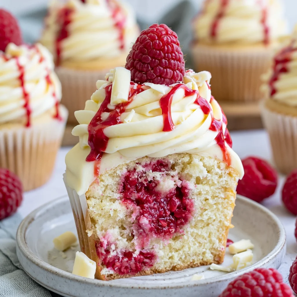 Best White Chocolate Raspberry Cupcakes Recipe