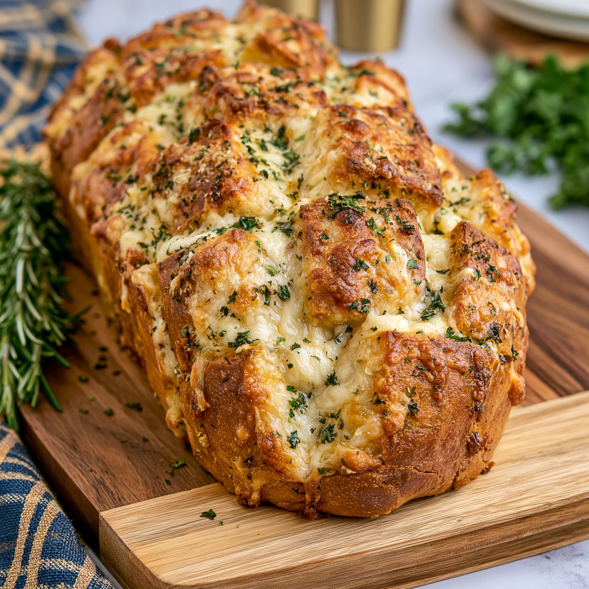 Cheesy Garlic Pull Apart Bread Recipe (Irresistibly Gooey!)