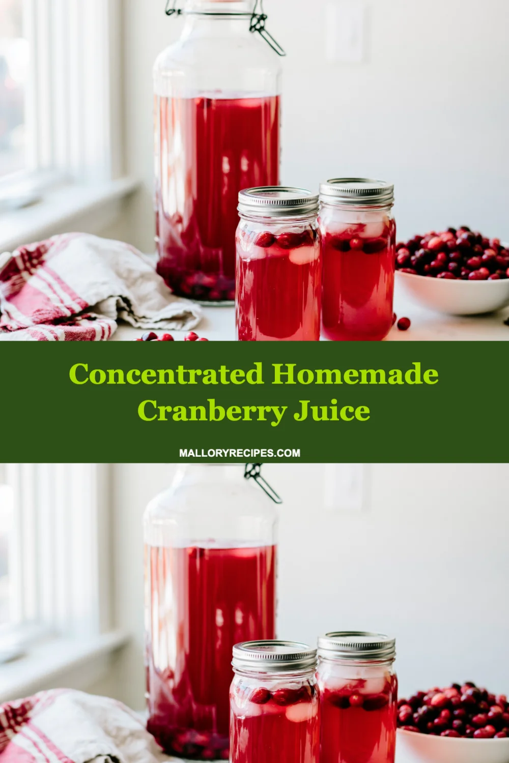 Make Your Own Concentrated Homemade Cranberry Juice: Refreshing and Versatile Recipe!