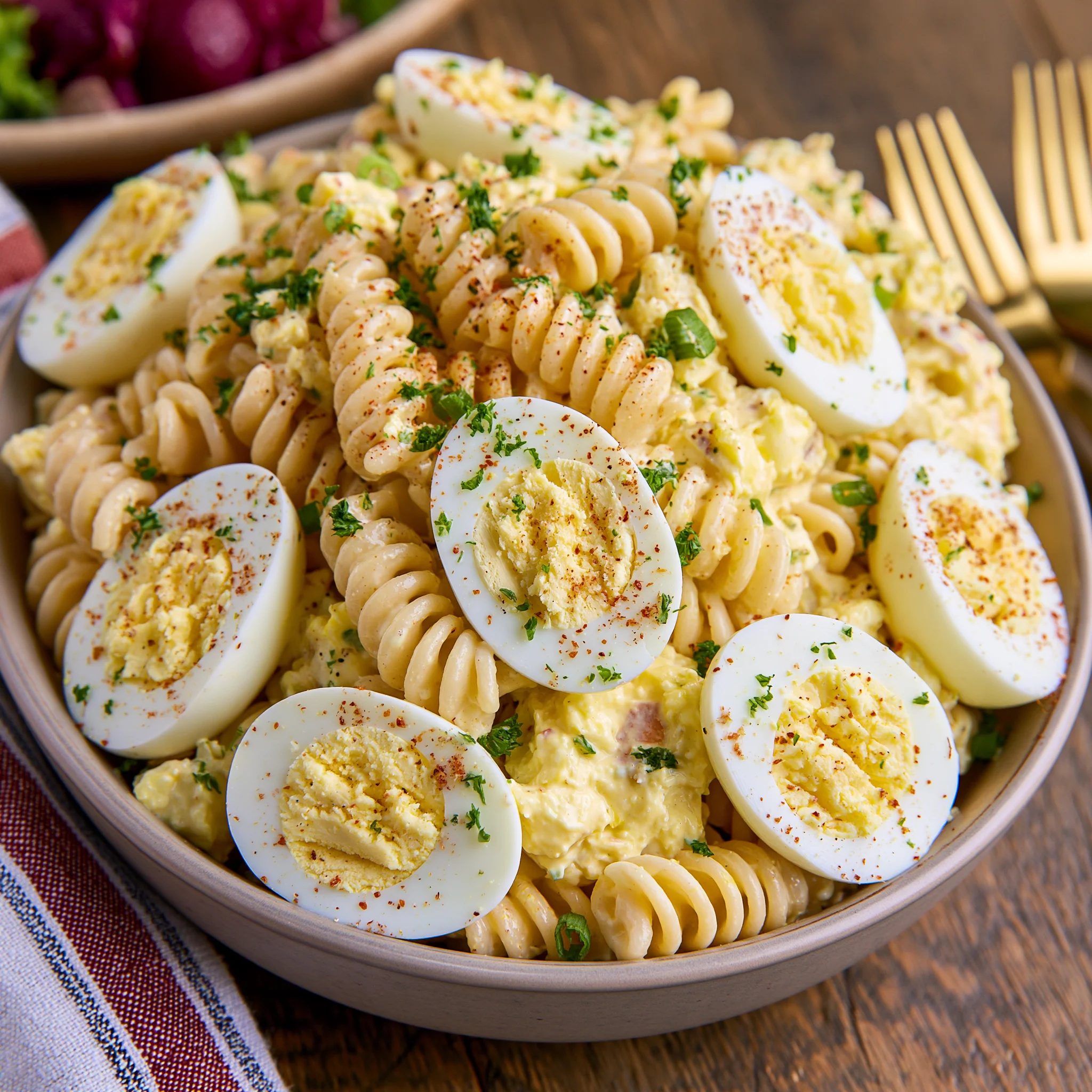 Deviled Egg Pasta Salad Recipe (Creamy and Delicious!)