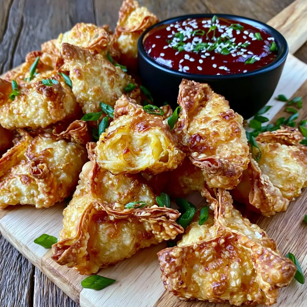 Easy Air Fryer Crab Rangoon Recipe (Crispy in 20 Minutes!)