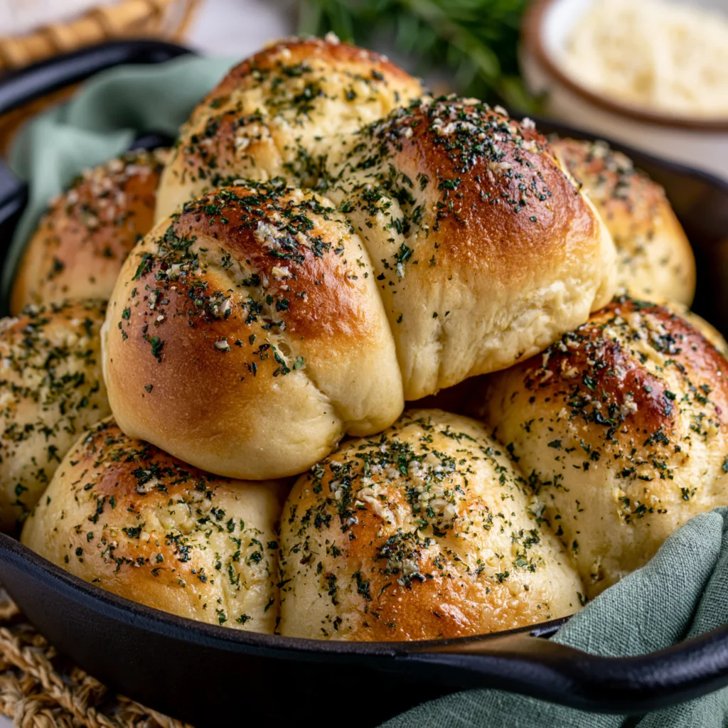 Garlic Bread Rolls Recipe (Soft and Fluffy!)
