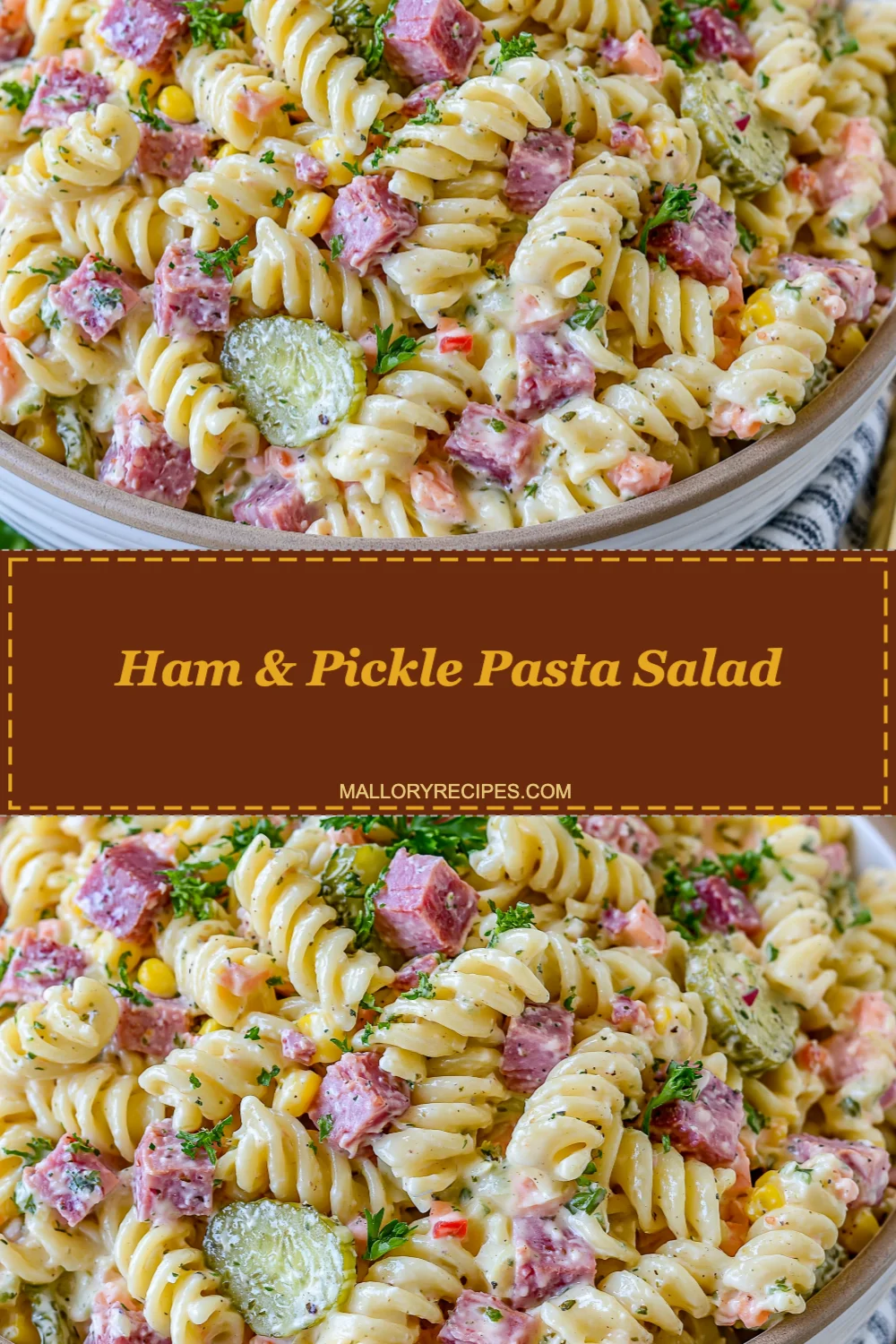 Delicious Ham & Pickle Pasta Salad: Perfect for Summer Gatherings and Quick Dinners!