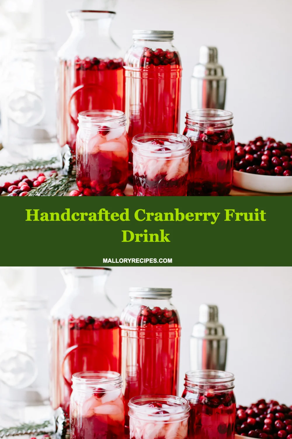 Delight in Homemade Refreshment with This Handcrafted Cranberry Fruit Drink Recipe!