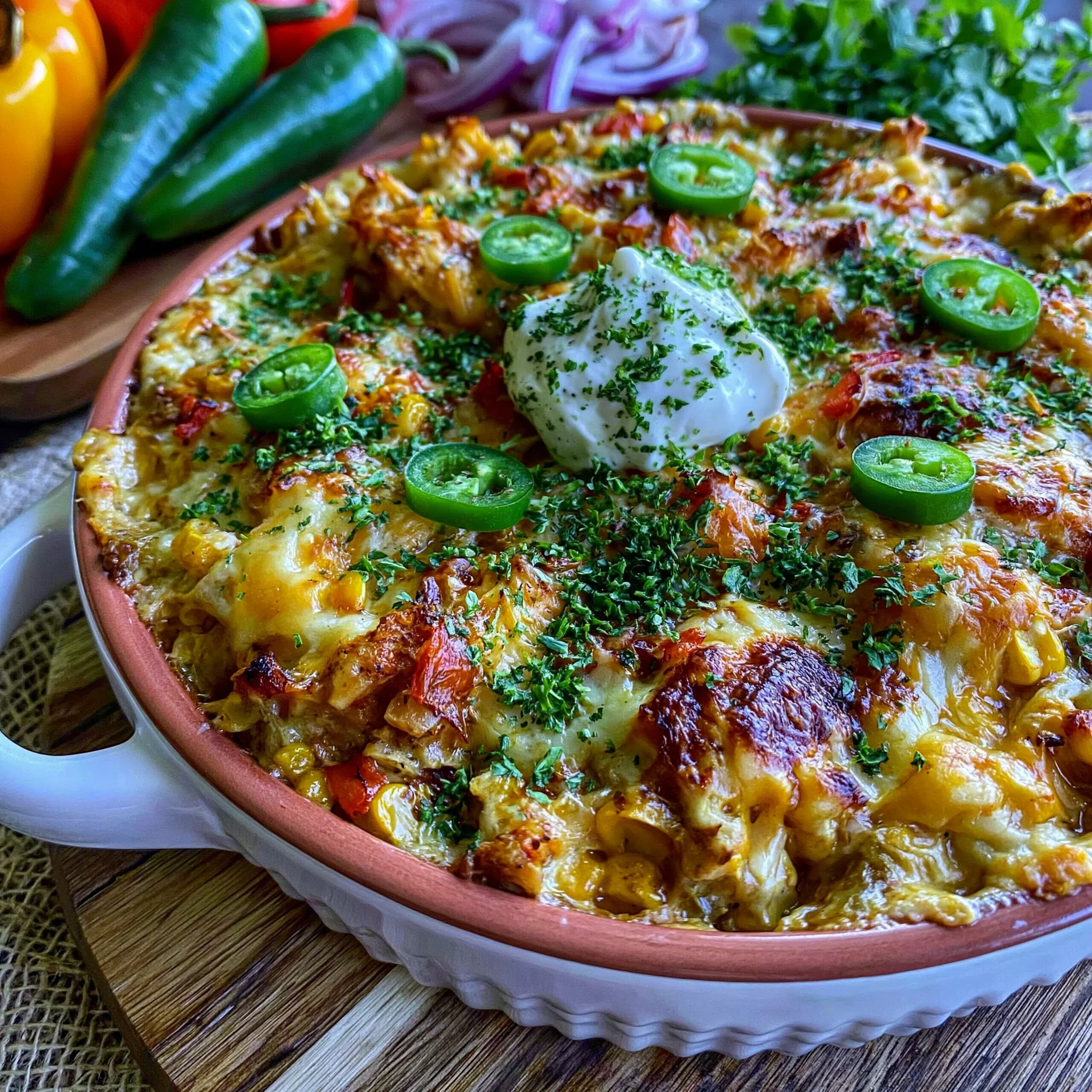 Homemade Hatch Green Chili Chicken Casserole Recipe (Easy and Cozy!)